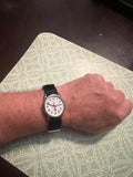 Men’s 90’s Timex Indiglo field watch new battery, crystal, and nato strap