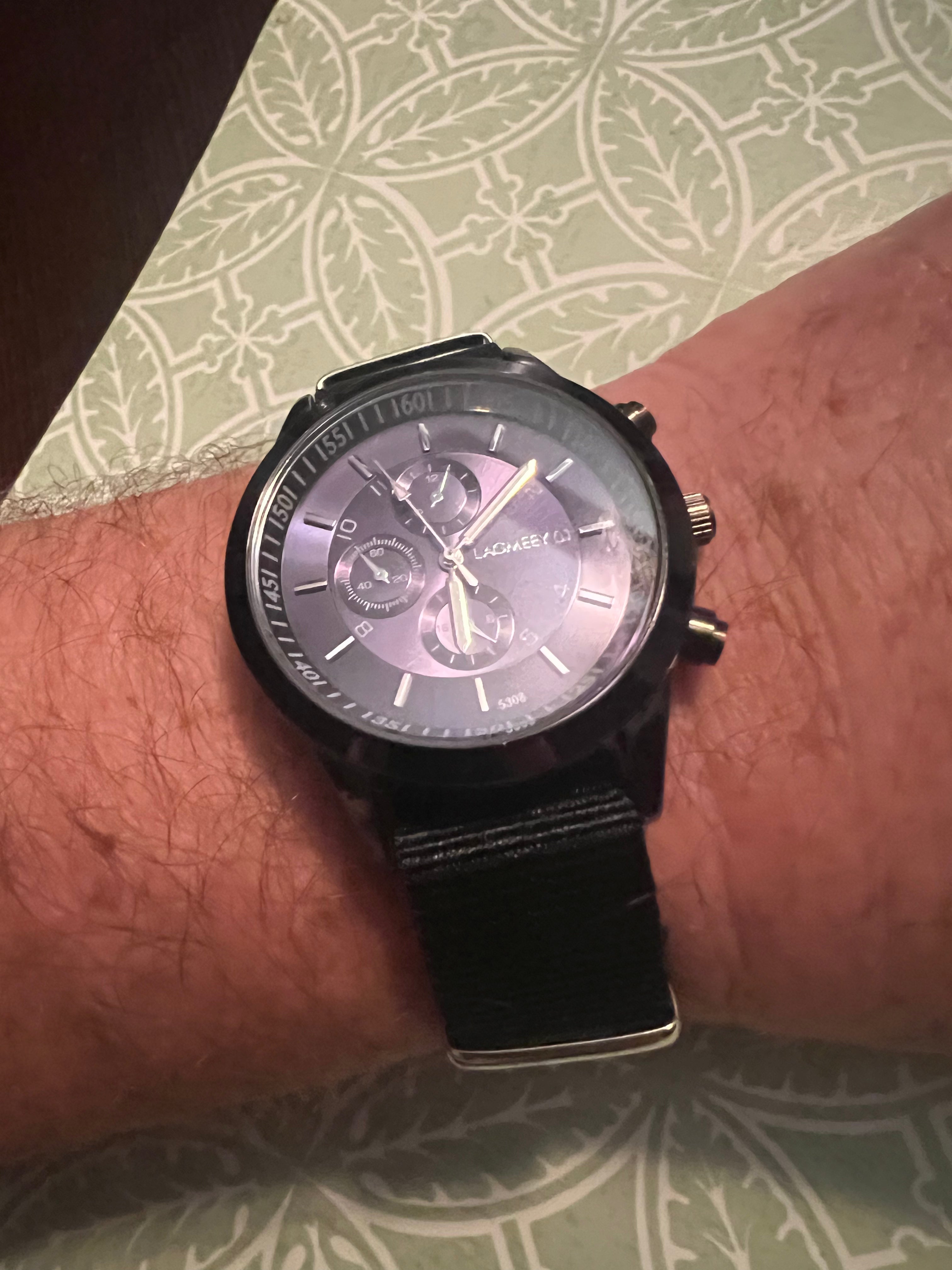 Men’s Lagmeey 5308 watch on nato strap