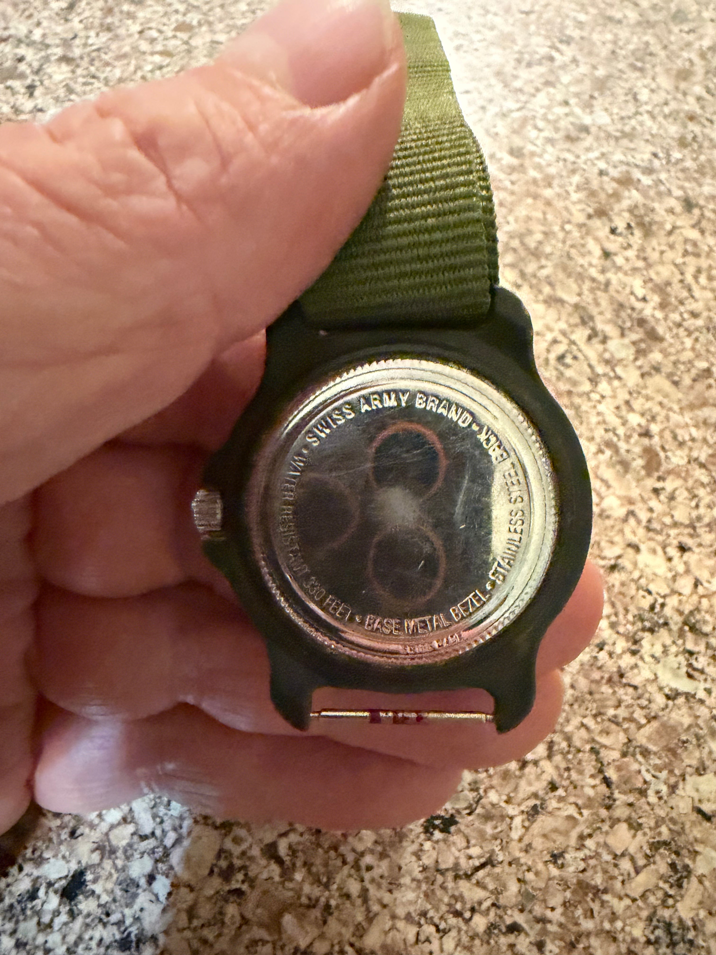 The Vintage Victorinox Swiss Army Black Case Delta Field Men's Watch