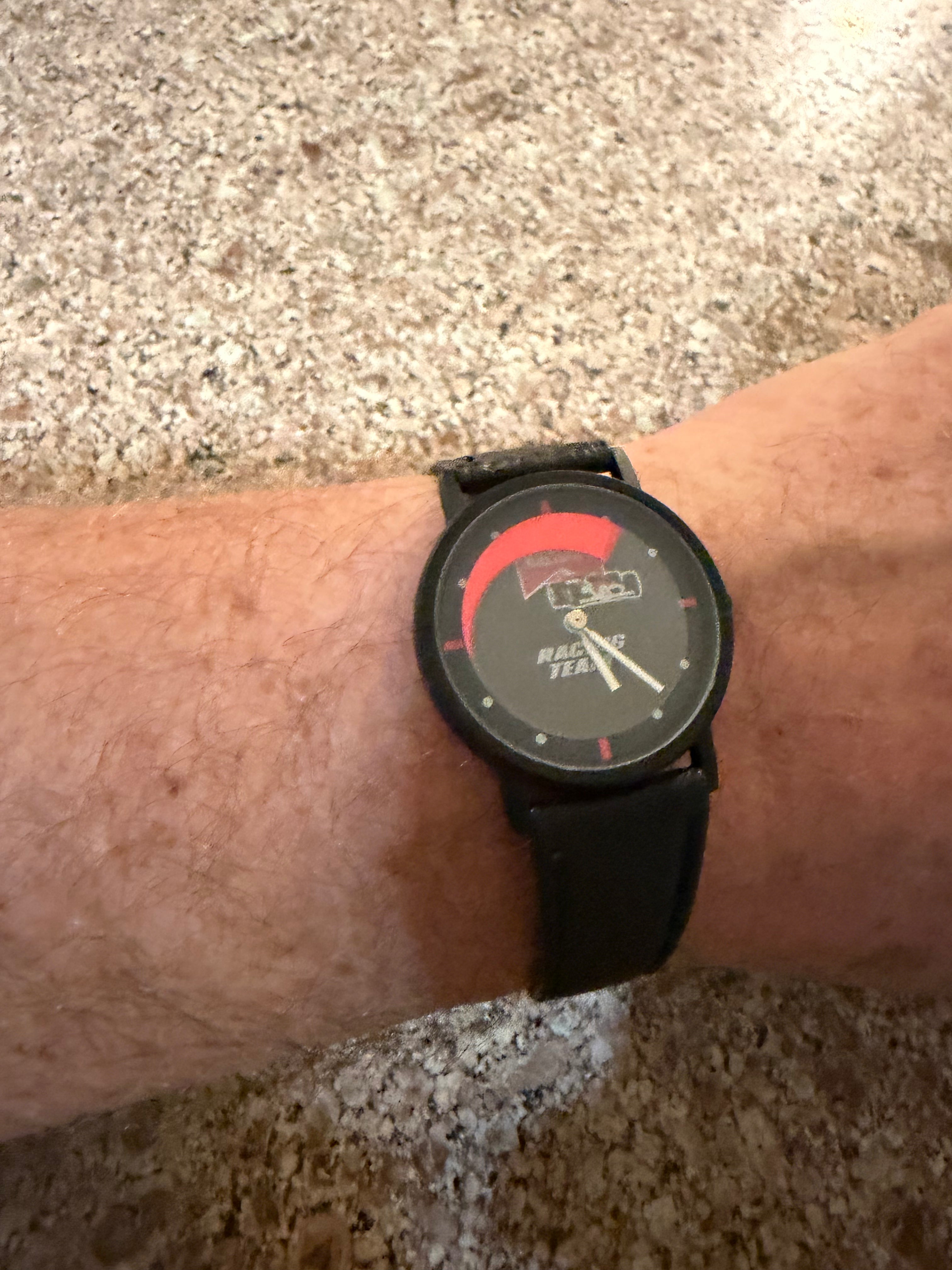 1990 Marlboro Racing Team promotional quartz watch with Swiss parts