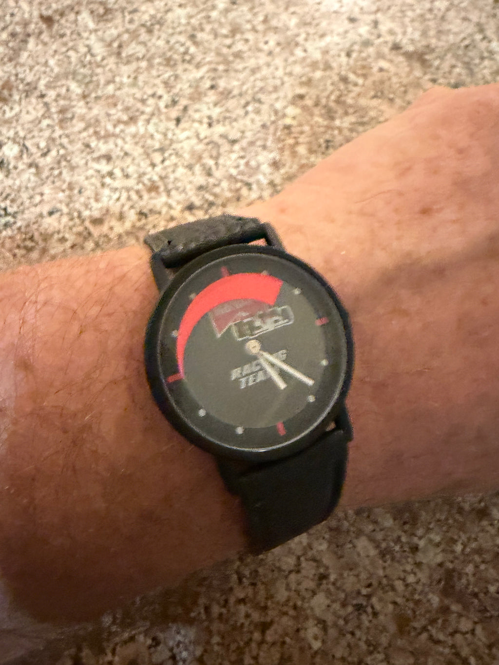 1990 Marlboro Racing Team promotional quartz watch with Swiss parts