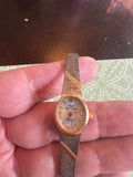Vintage ladies Waltham dainty gold tone watch. Runs perfectly.