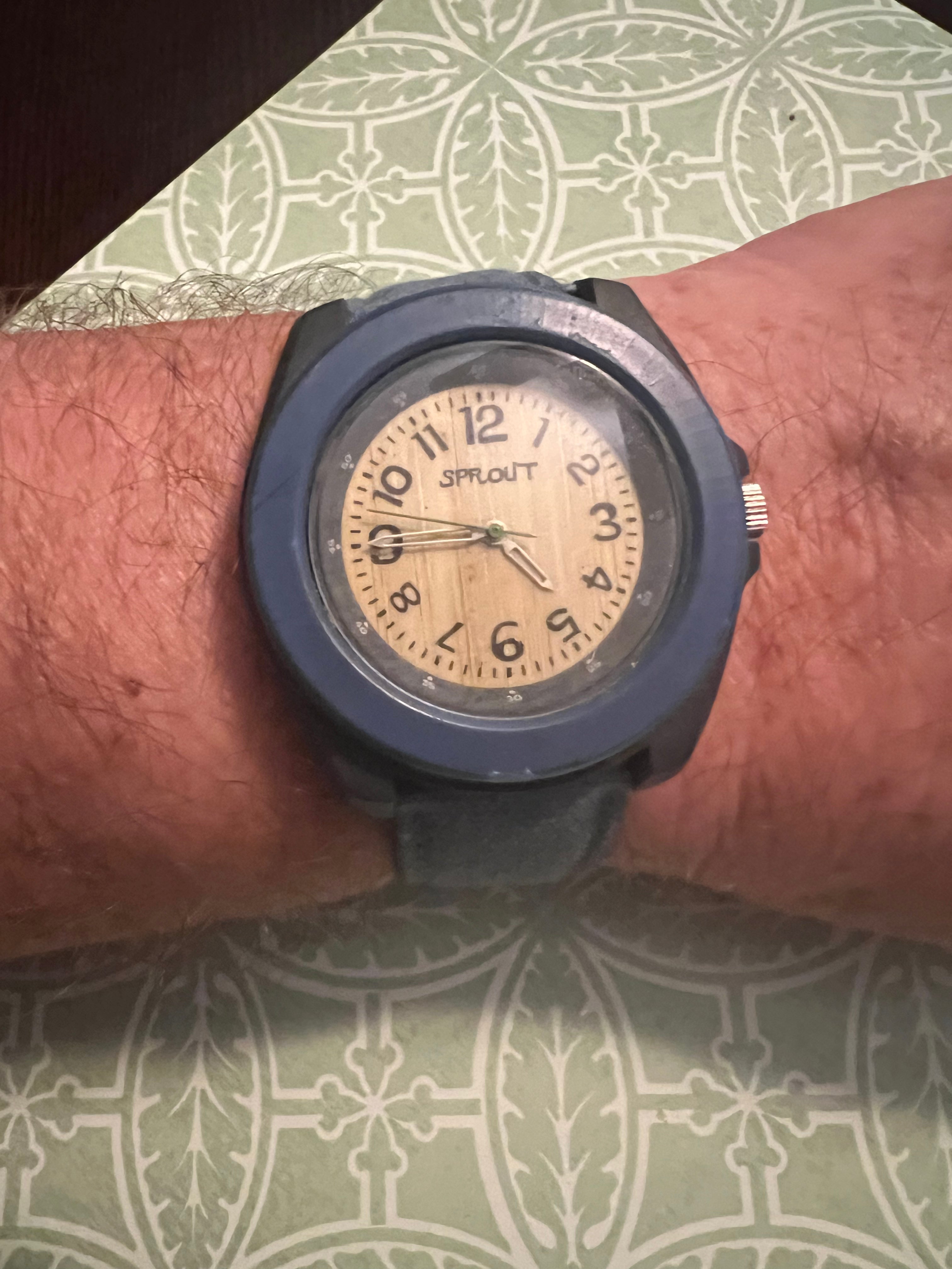 Sprout Corn Resin Biodegradable Wristwatch w/ Adjustable Buckle Band