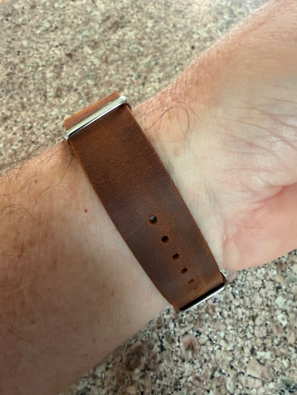 Wenger Men's Swiss Made Panda DiChronograph Date Brown Leather Strap. 537.0936