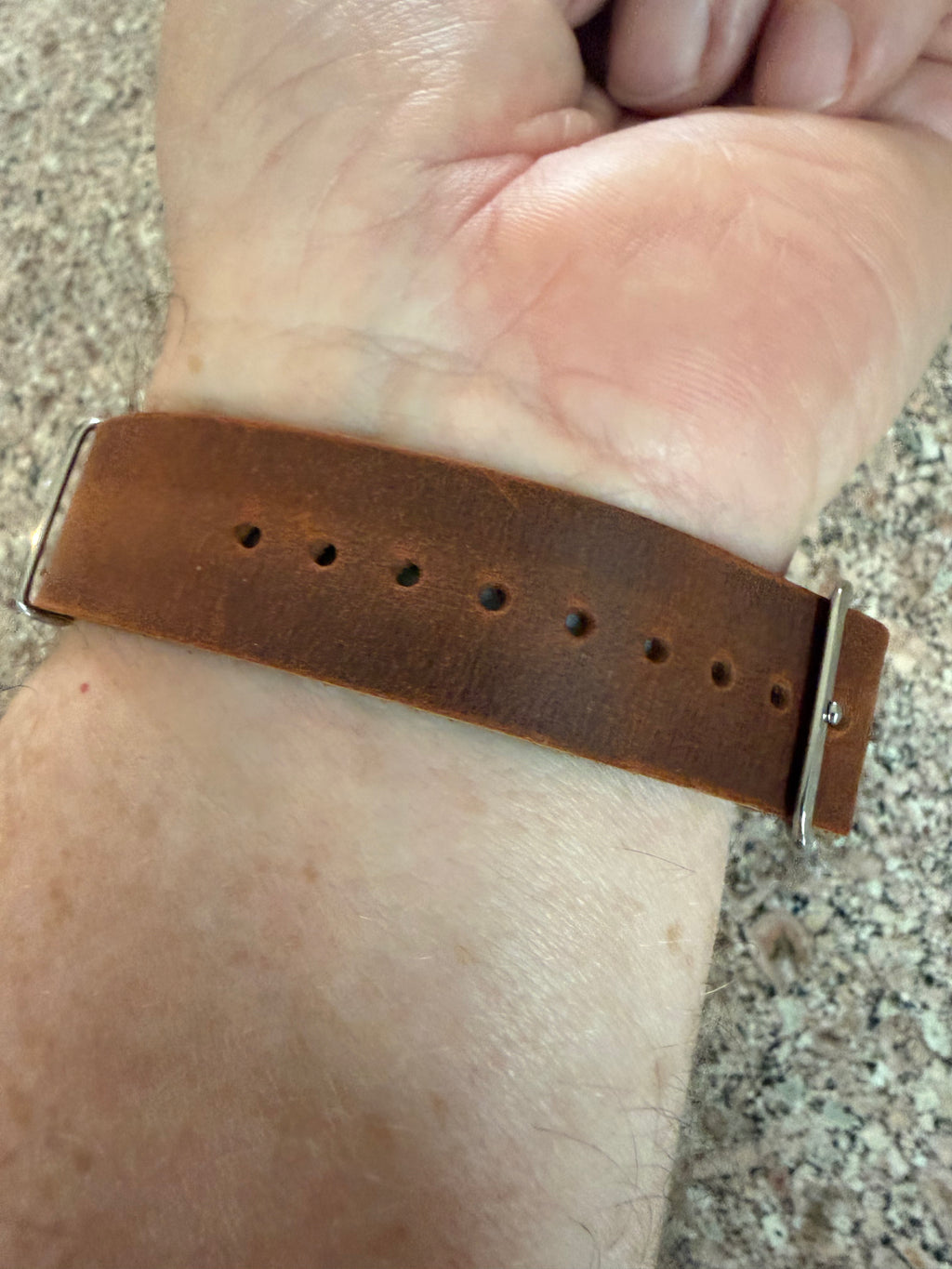 Wenger Men's Swiss Made Panda DiChronograph Date Brown Leather Strap. 537.0936
