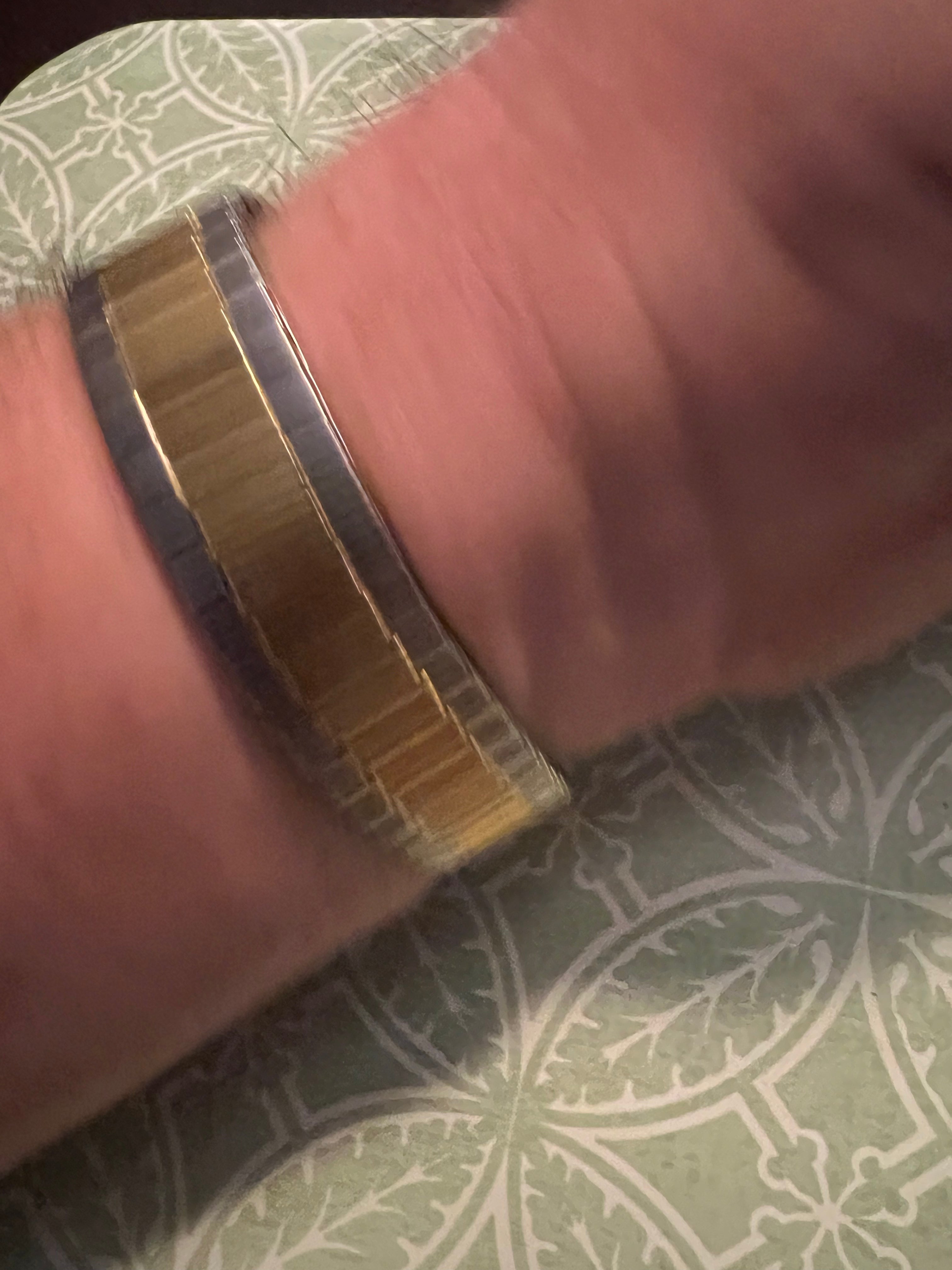 Men’s LA Express two tone dress watch diamond accent