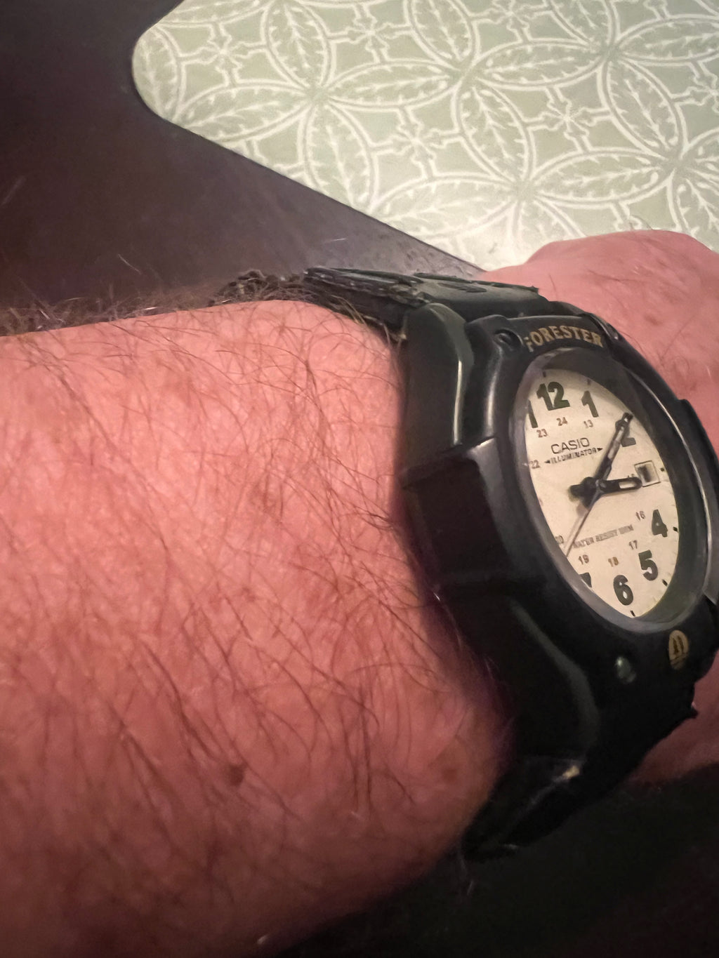 CASIO Forester 1999 FT-500 Nylon Strap Men's Watch New Battery Bright Glow 5170