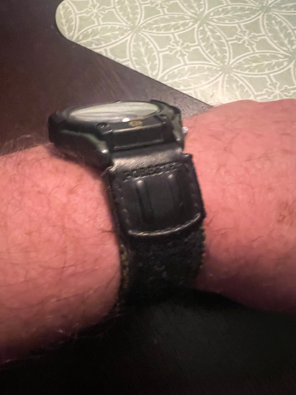 CASIO Forester 1999 FT-500 Nylon Strap Men's Watch New Battery Bright Glow 5170