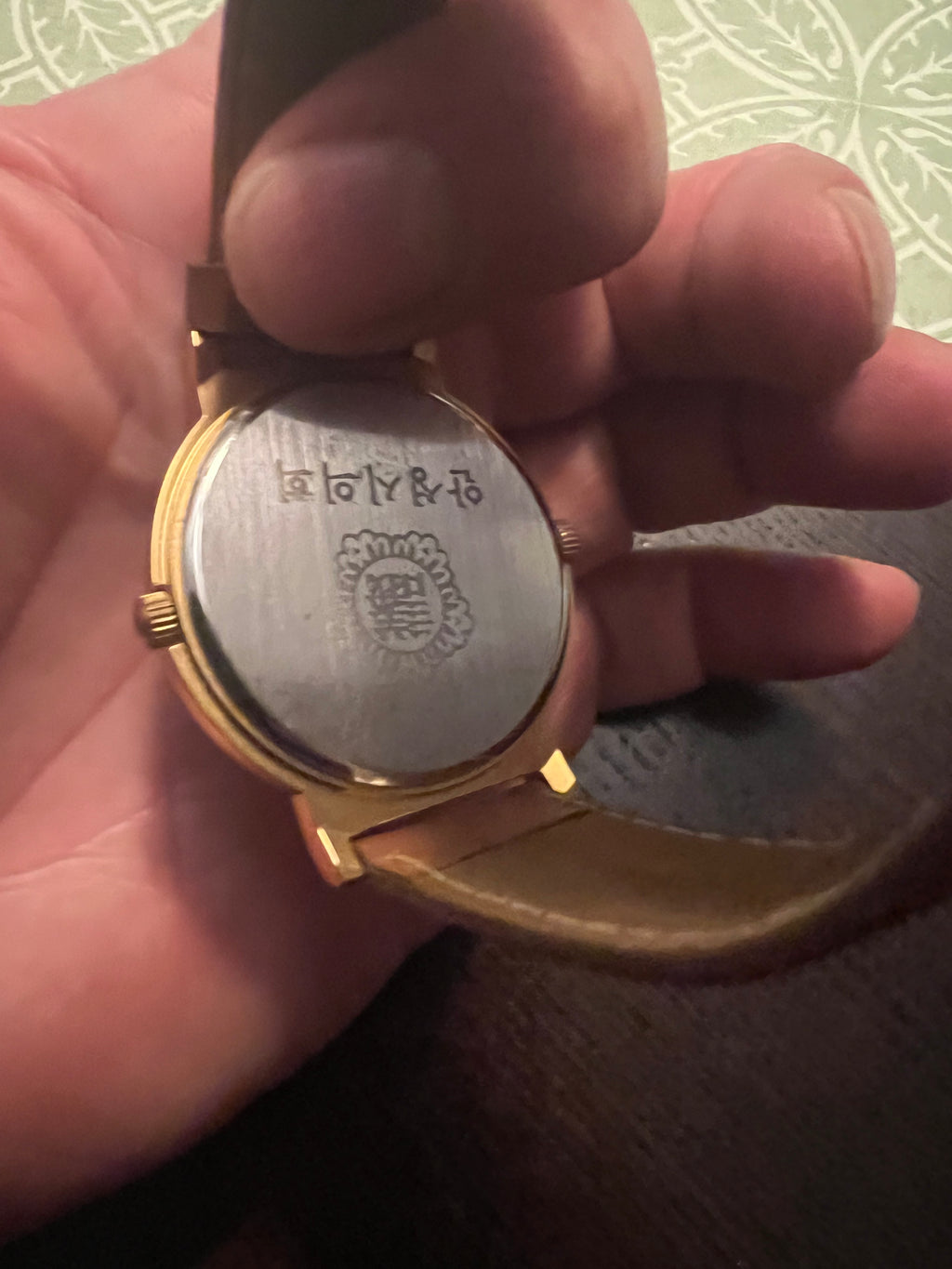 Vintage men’s Ollin dual time-zone men’s watch