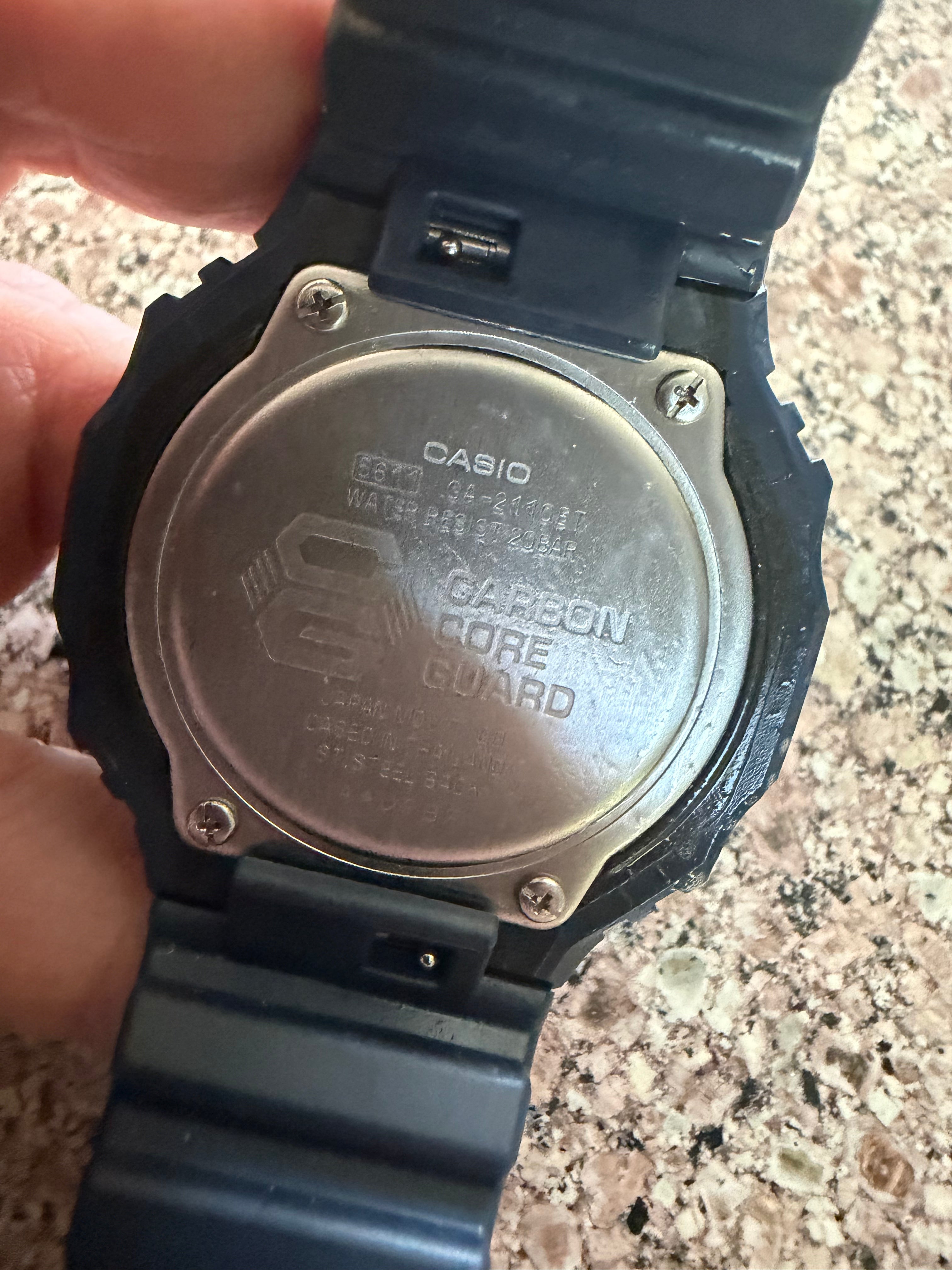 Casio G-Shock GA-2110ET Watch Earth Color Module 5611 CasiOak Battery Replaced
