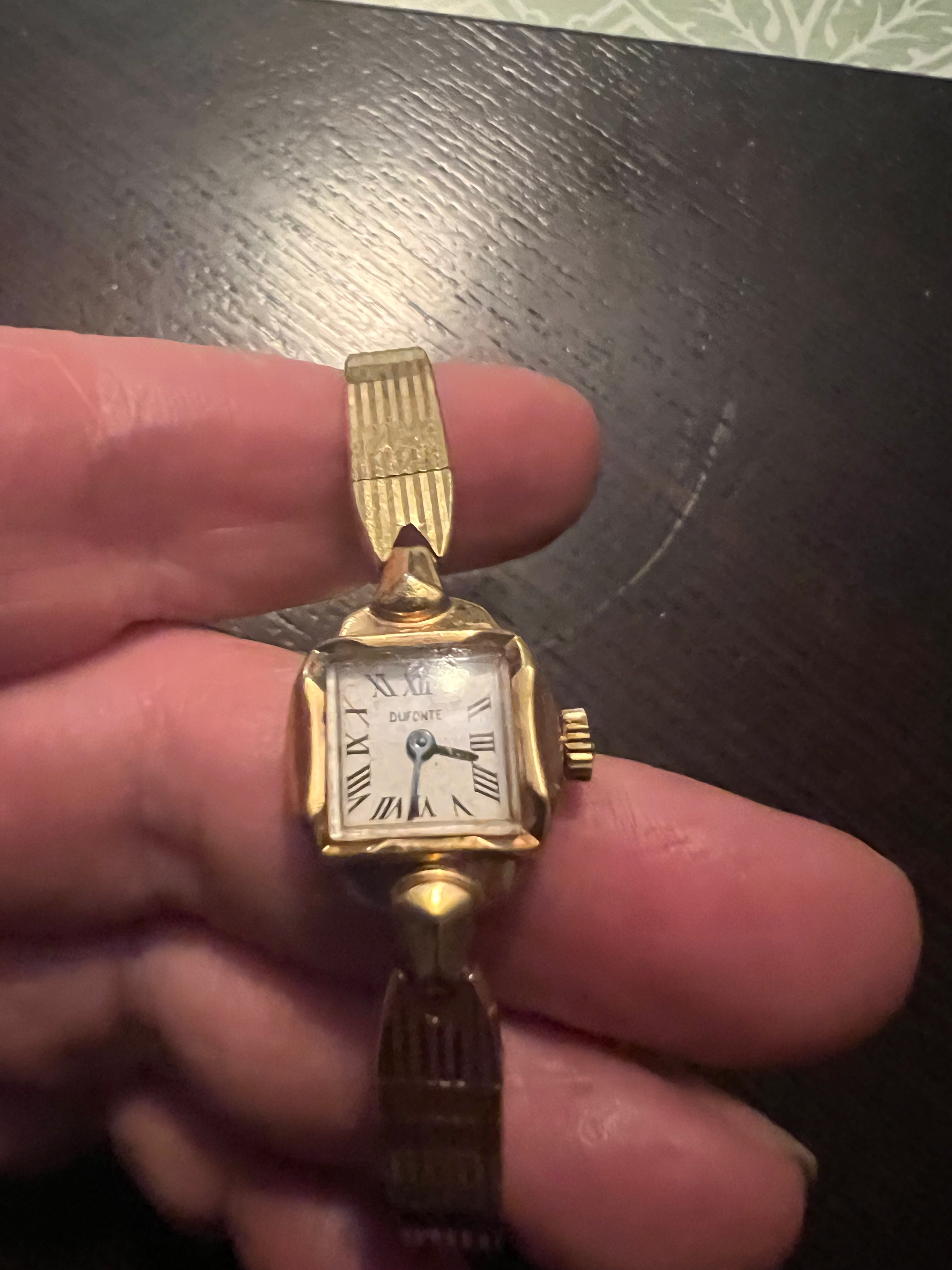 Vintage dainty ladies Dufonte 1960’s winding watch