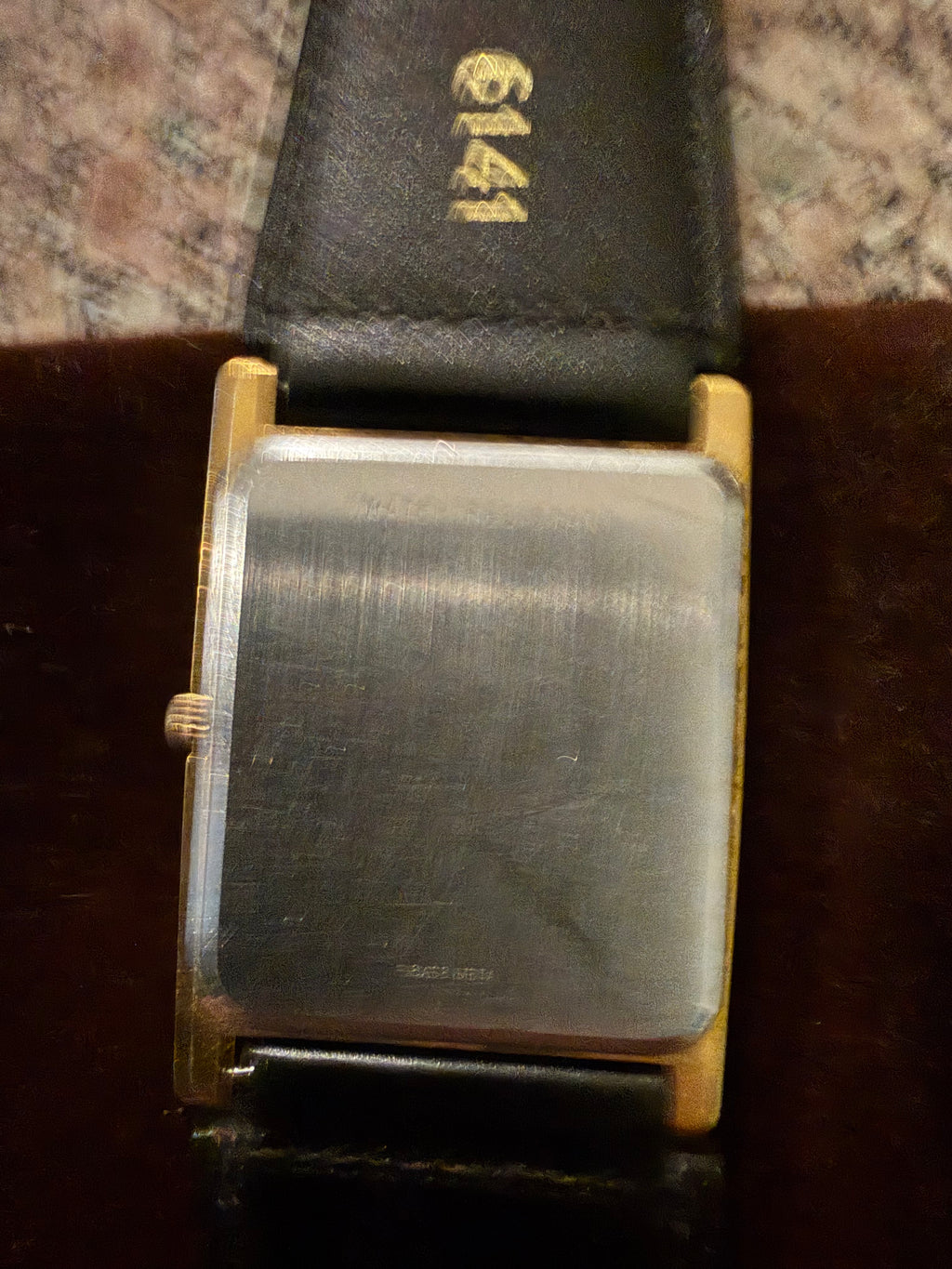 Vintage Longines St. Moritz- Mens Swiss Quartz Tank Watch-NOS Calf Strap, Batt.