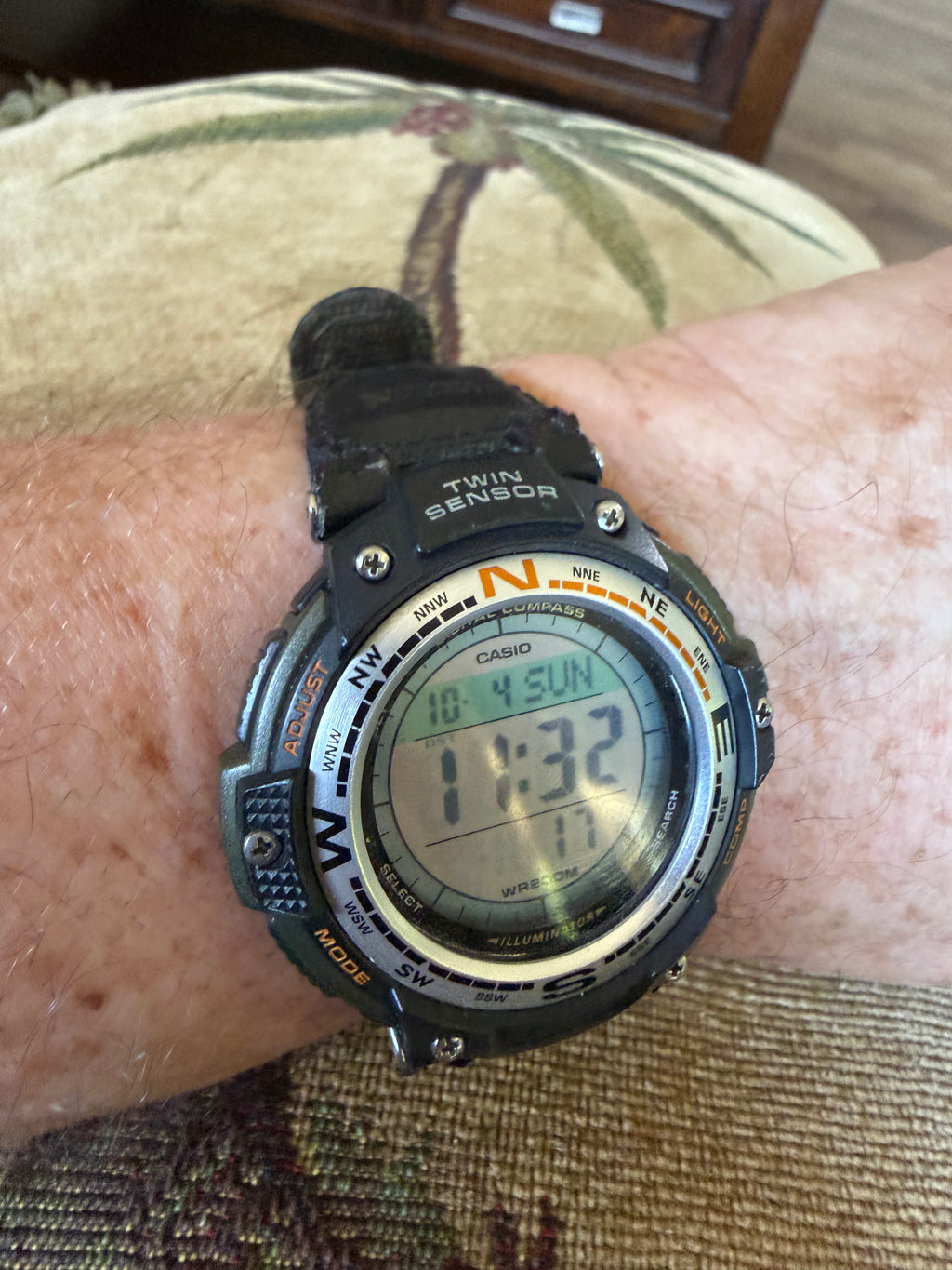 Casio OutGear SGW-100B Digital Twin Sensor Compass Thermometer WR200M Watch