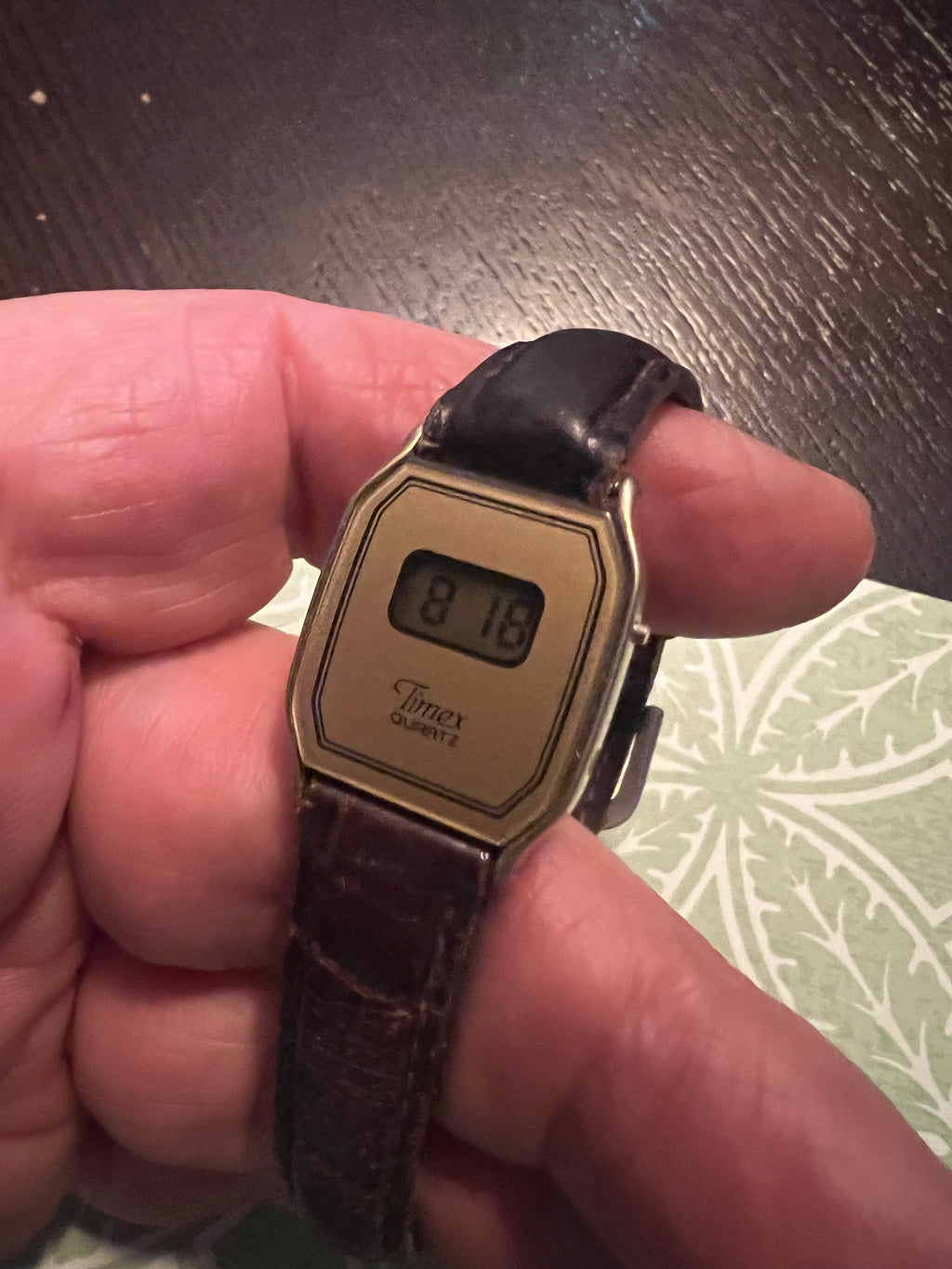 Vintage Timex T Cell Womens Digital Petite Quartz Watch New Battery Rare