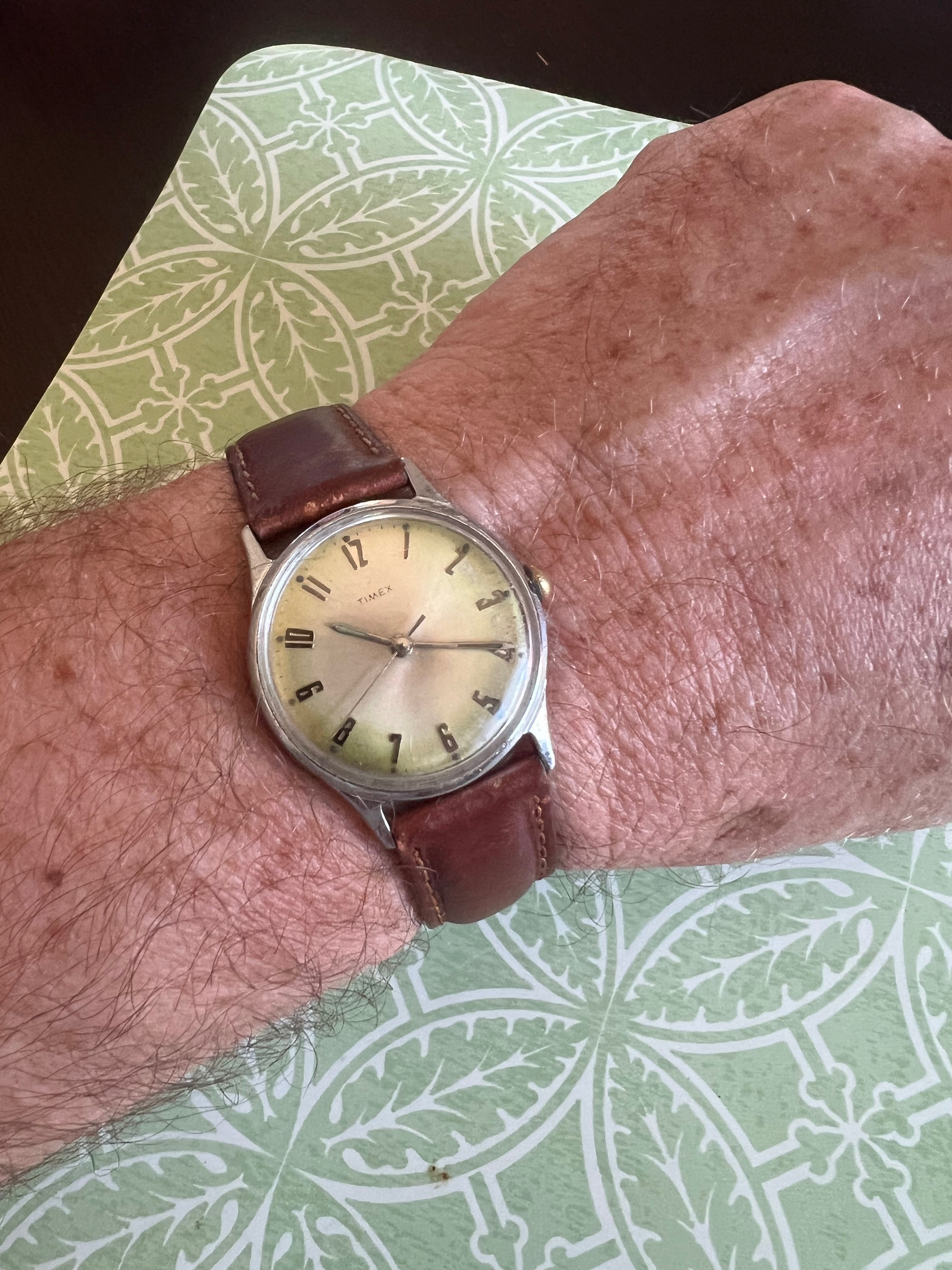 Men’s 1961 Timex winding watch. Serviced and runs perfectly