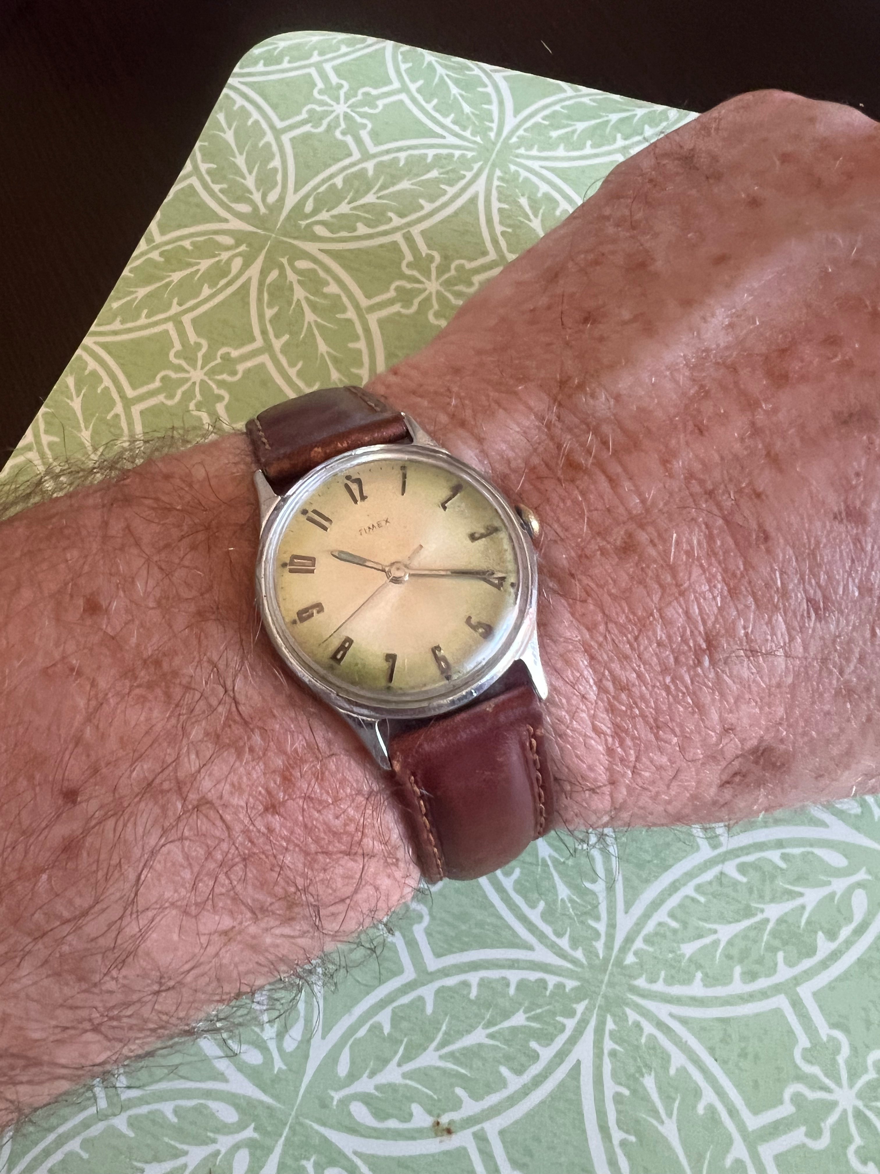 Men’s 1961 Timex winding watch. Serviced and runs perfectly