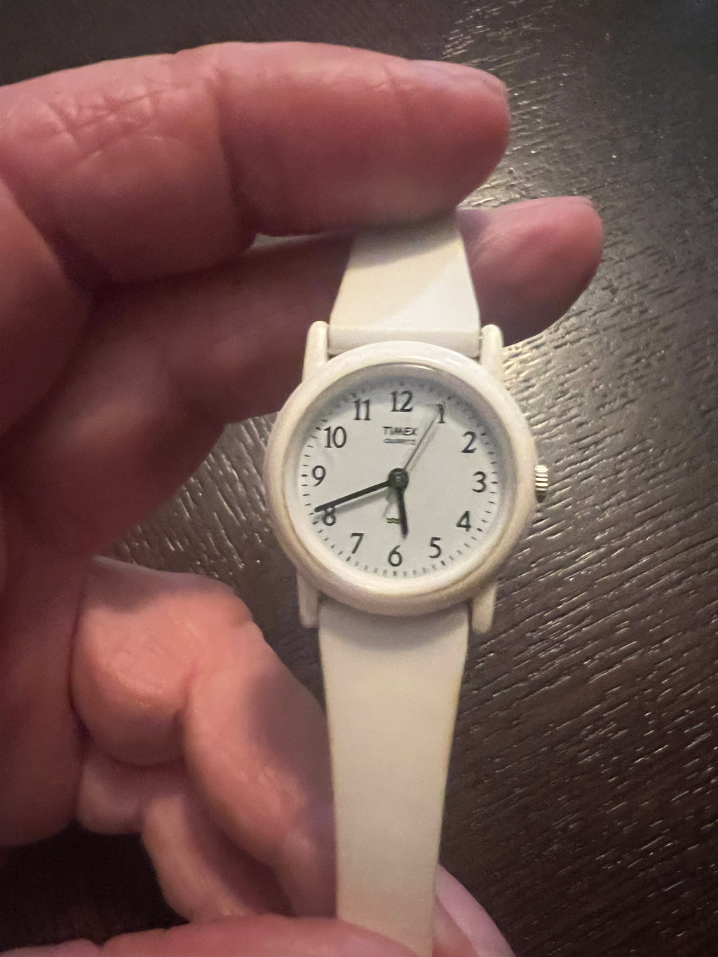 Timex dainty Watch A7 White Case, Women’s, New Battery, 26m