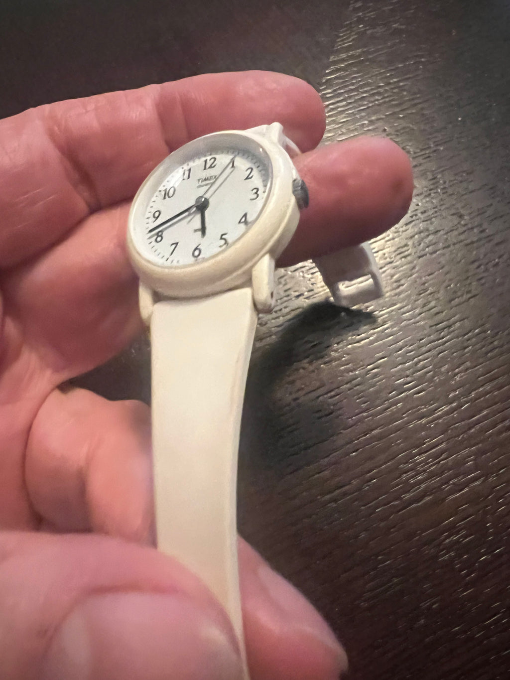 Timex dainty Watch A7 White Case, Women’s, New Battery, 26m