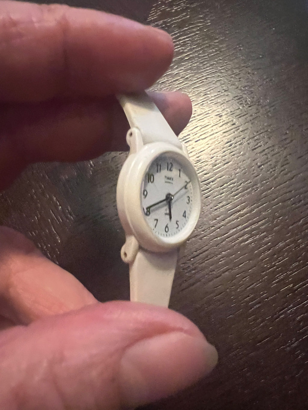 Timex dainty Watch A7 White Case, Women’s, New Battery, 26m