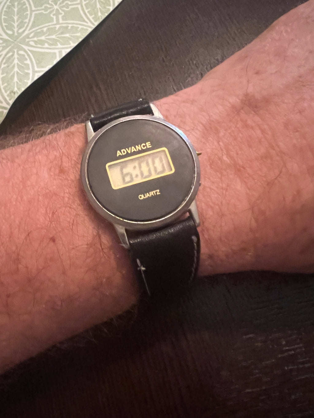 Vintage Hipster 1981 digital men’s watch