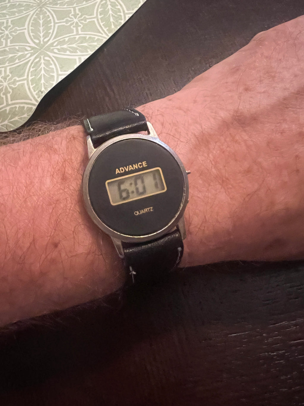 Vintage Hipster 1981 digital men’s watch