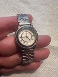 GUESS Silver Tone Quartz Analog Women's Watch New Battery