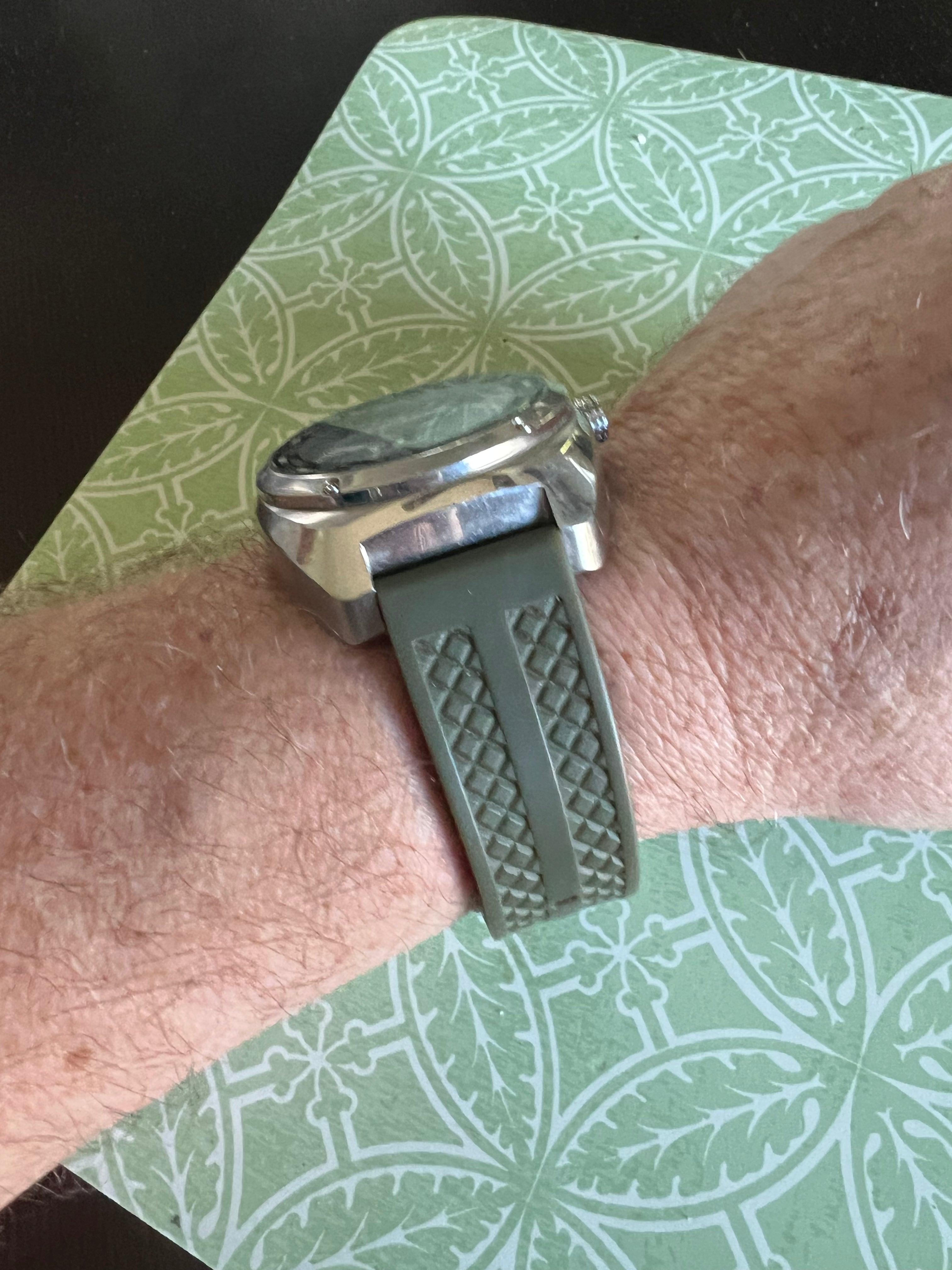 Freestyle Mens Green The Contact Analog Digital Dual Time Date Watch A126-12