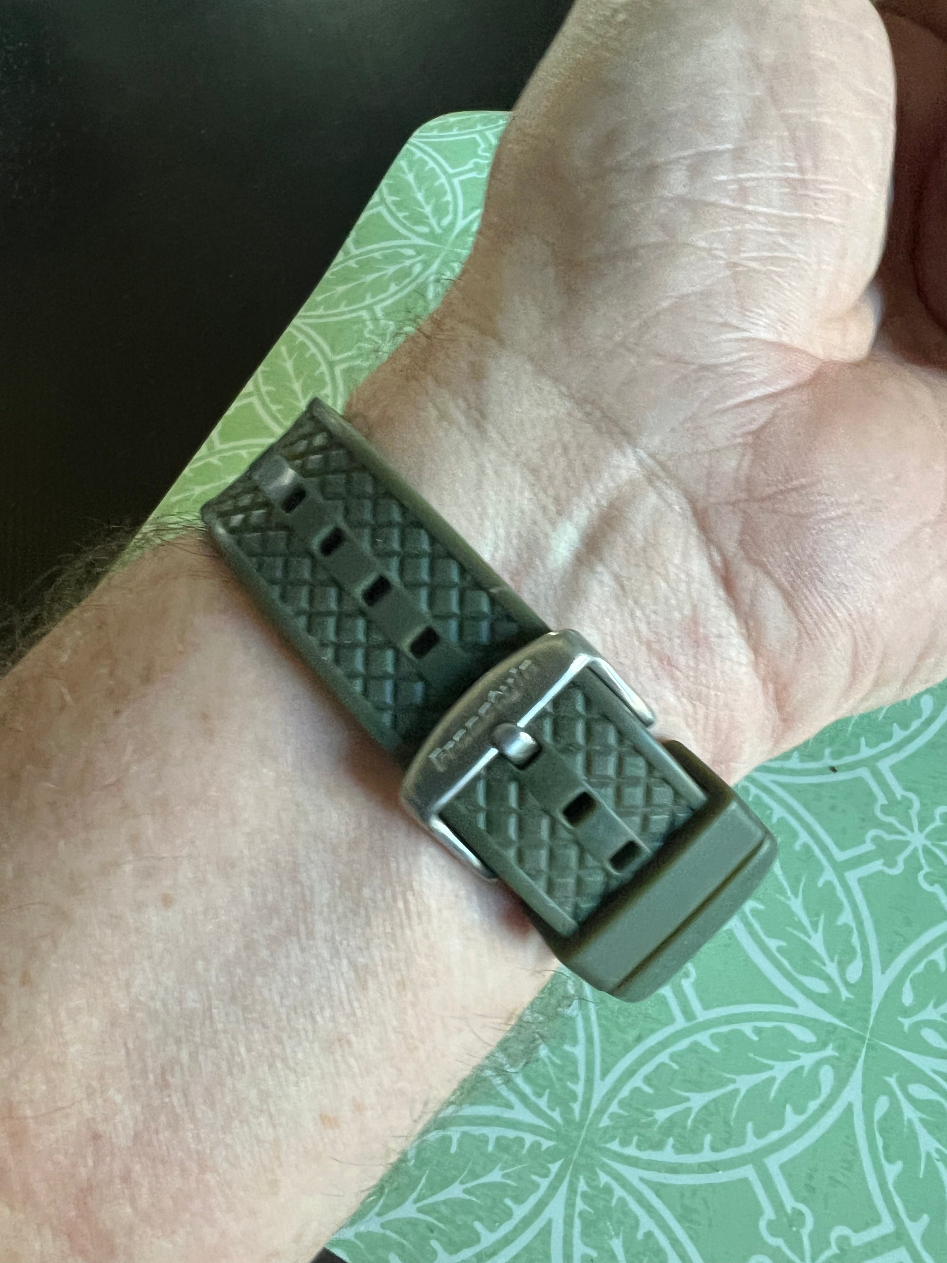 Freestyle Mens Green The Contact Analog Digital Dual Time Date Watch A126-12