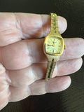 Vintage Waltham, Beauty, Gold Tone, Quartz, Dainty Elegant, New Battery Running