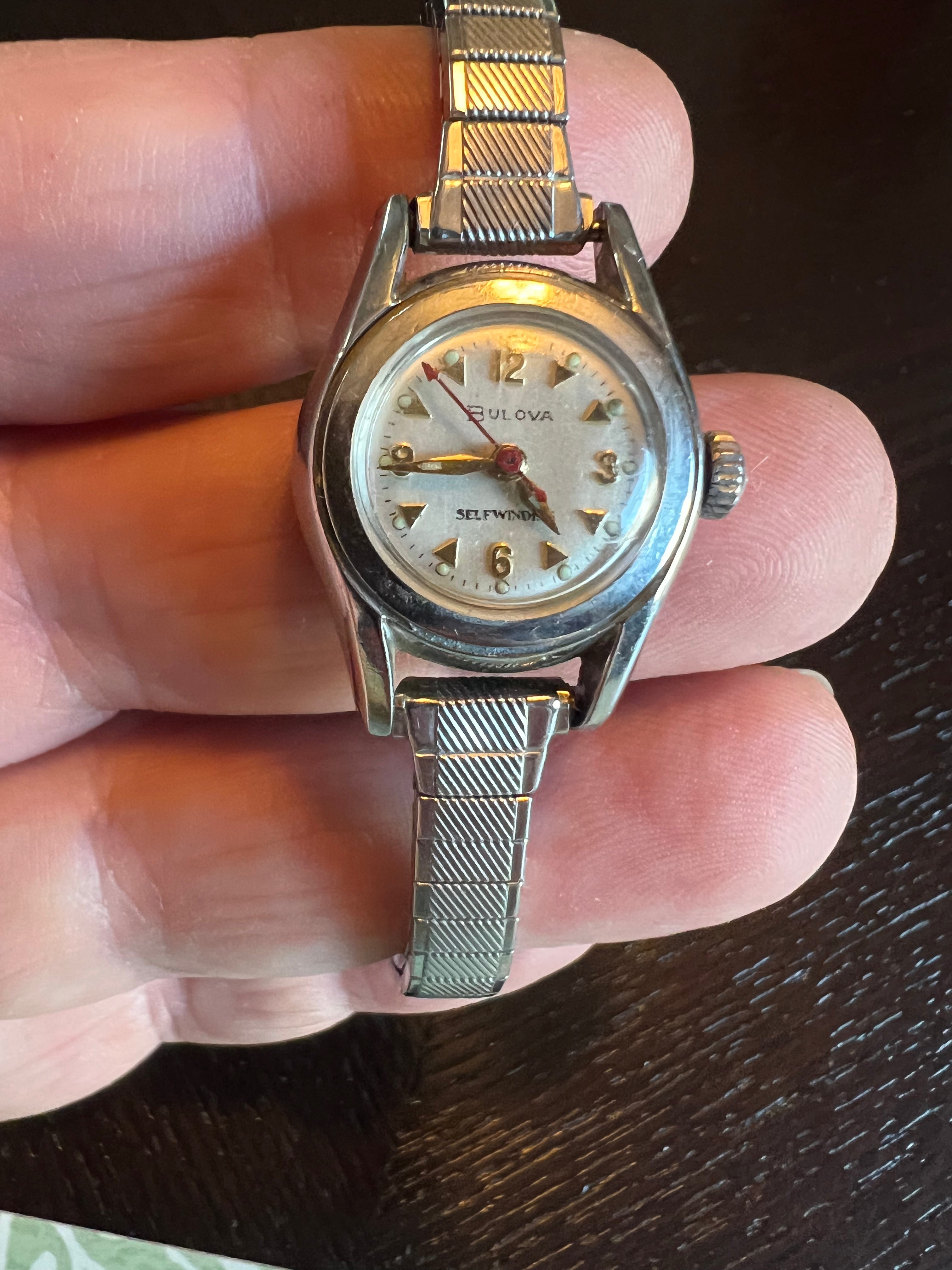 RARE VINTAGE BULOVA SELFWINDING M2 LADIES SWISS AUTOMATIC WATCH *Nice*