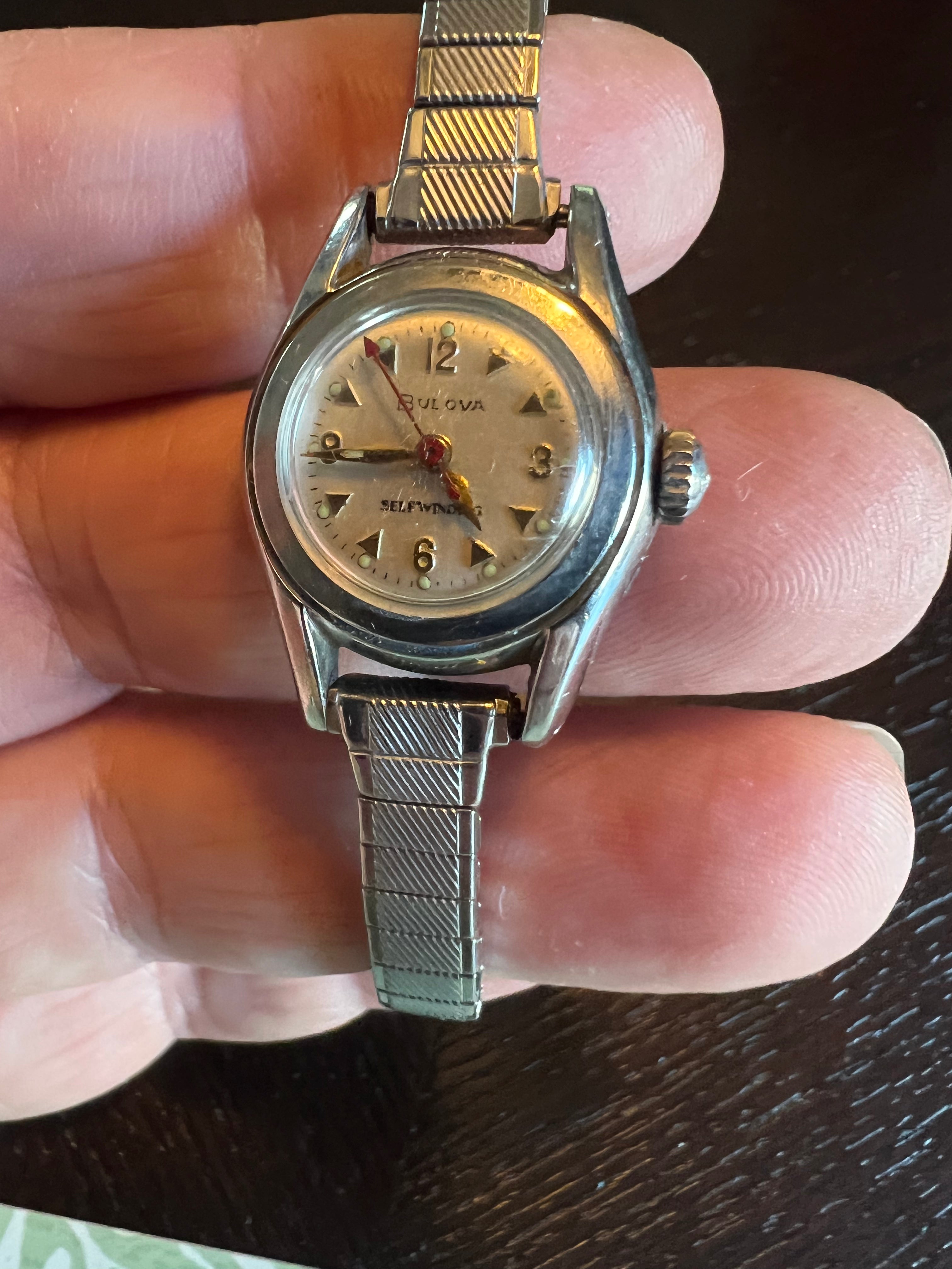 RARE VINTAGE BULOVA SELFWINDING M2 LADIES SWISS AUTOMATIC WATCH *Nice*