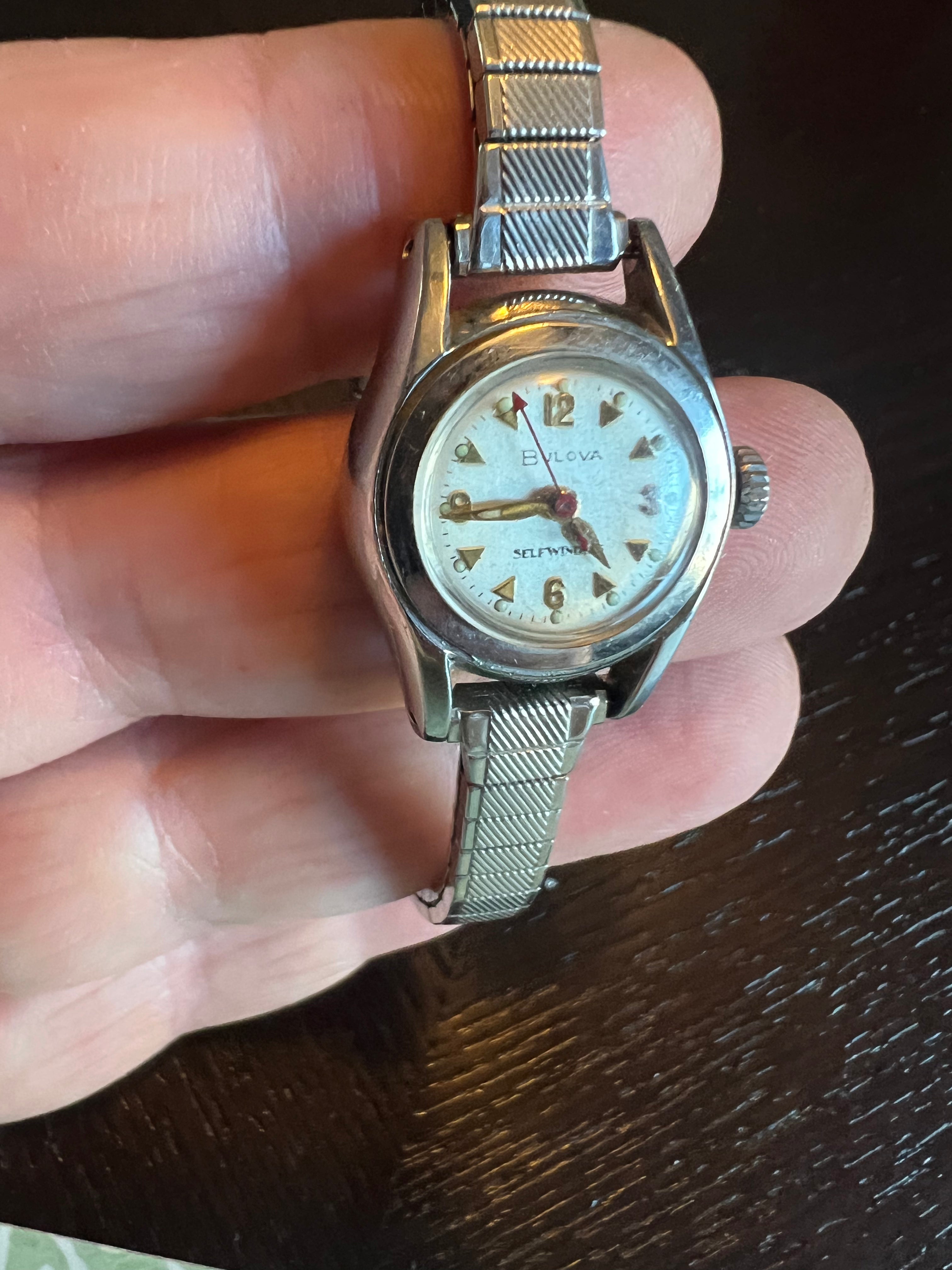 RARE VINTAGE BULOVA SELFWINDING M2 LADIES SWISS AUTOMATIC WATCH *Nice*