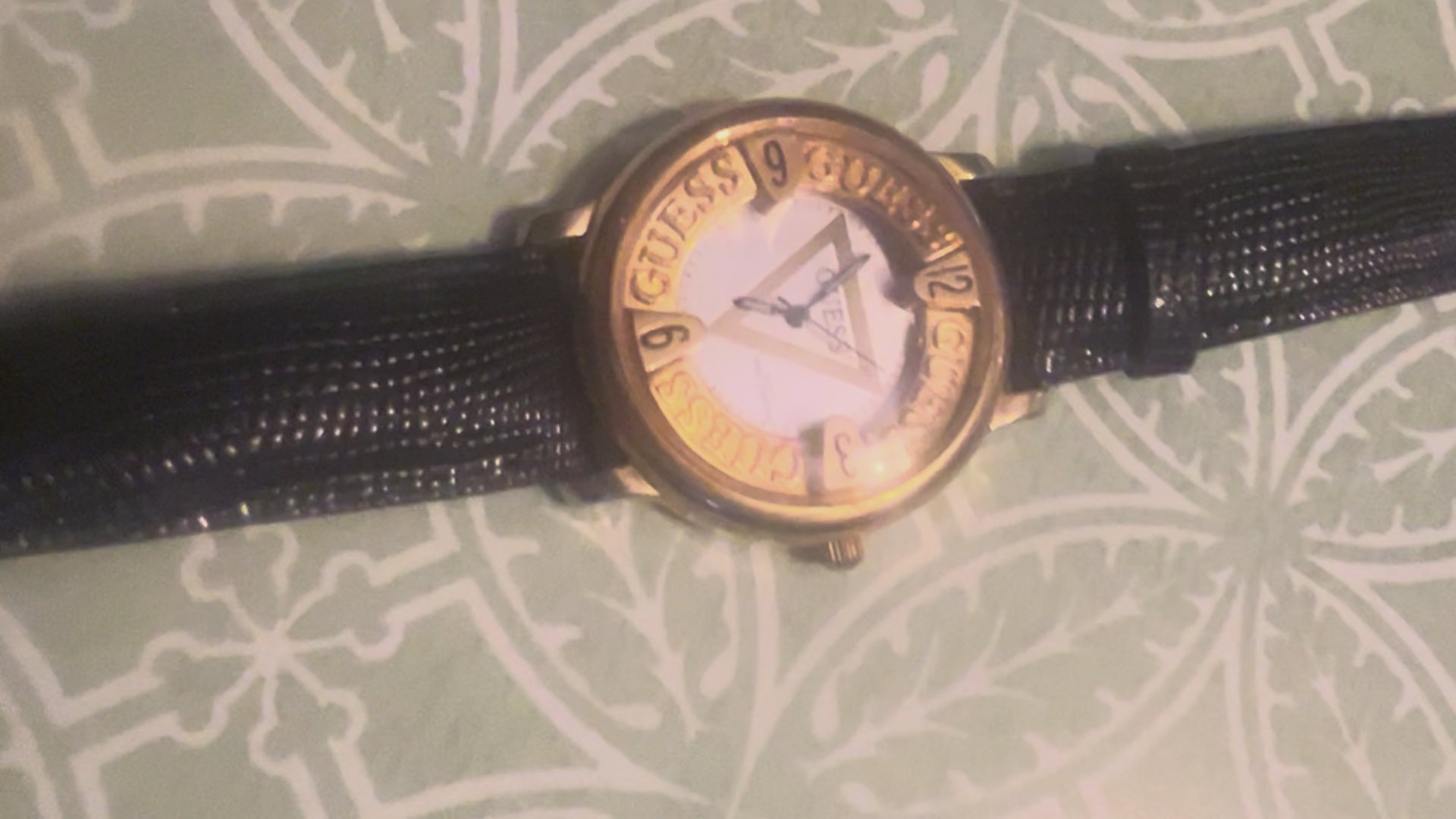 90’s Trend Guess Watch Gold Tone Never Worn New Battery
