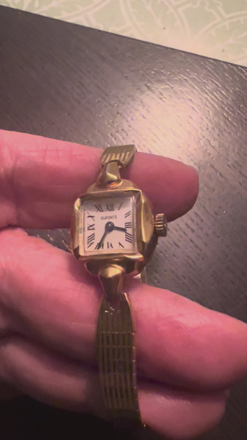 Vintage dainty ladies Dufonte 1960’s winding watch