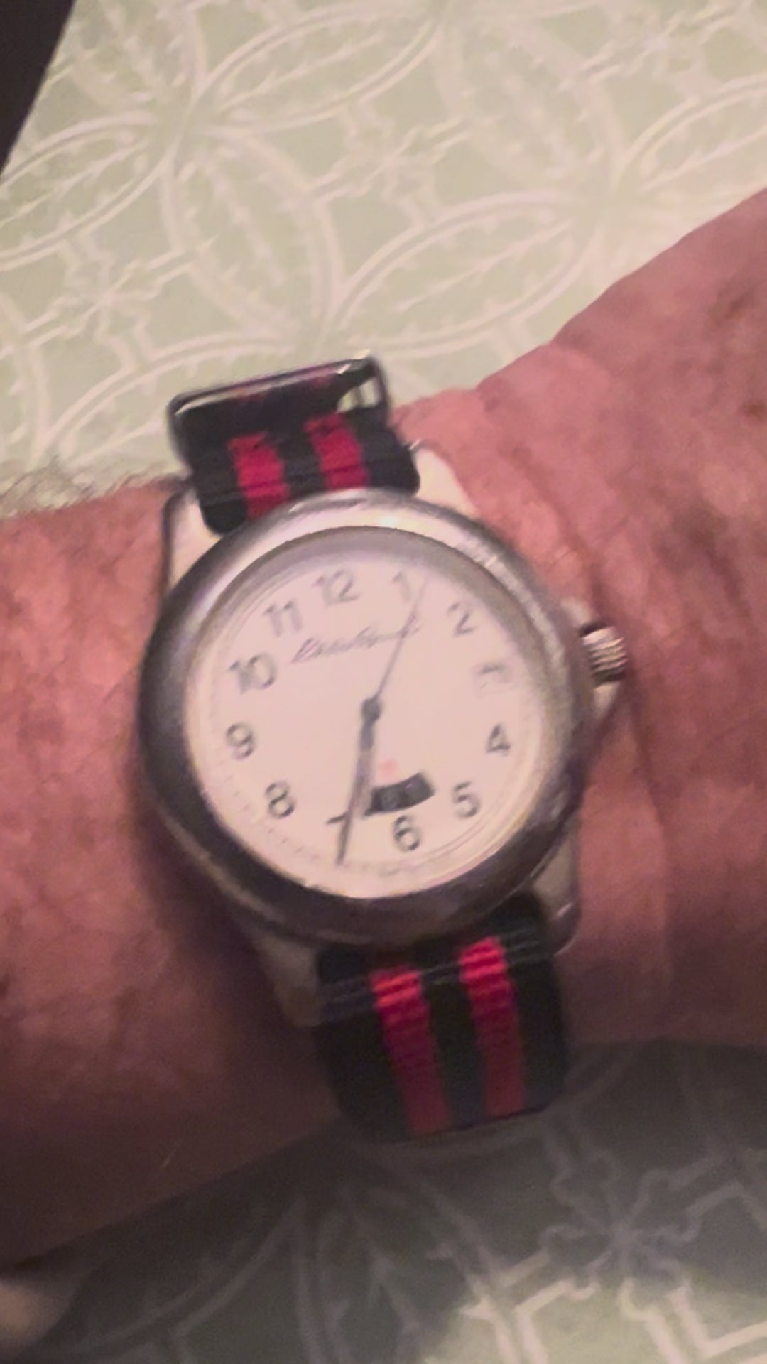 Men’s Eddie Bauer field watch with date and military time window