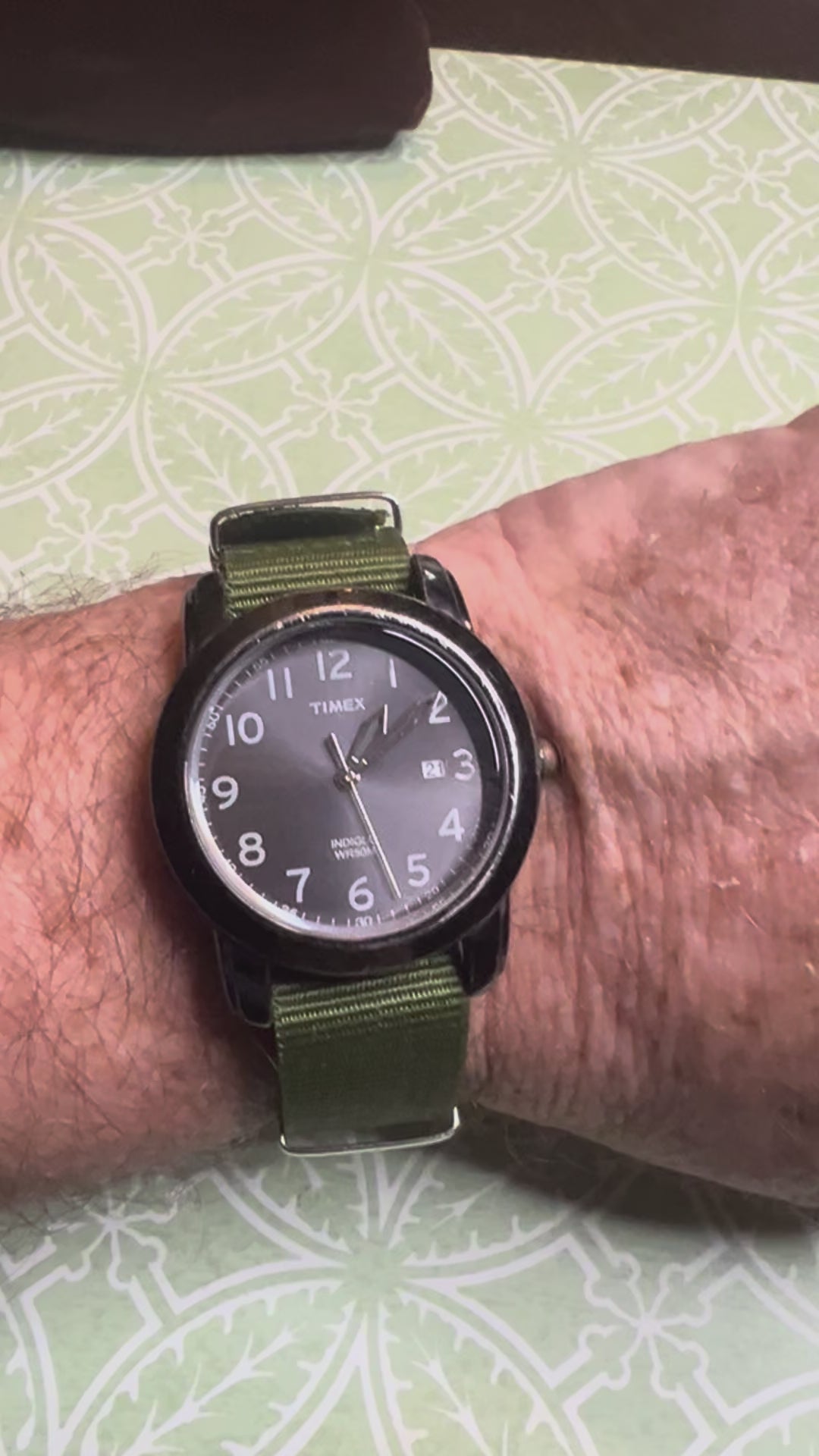 Timex vintage men’s indiglo field watch. New battery.