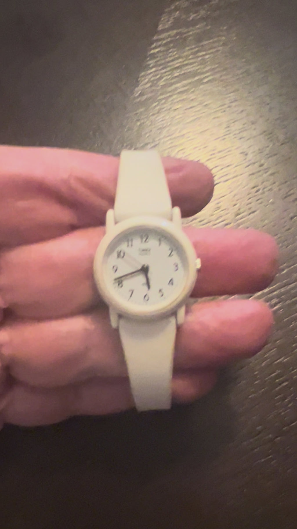 Timex dainty Watch A7 White Case, Women’s, New Battery, 26m