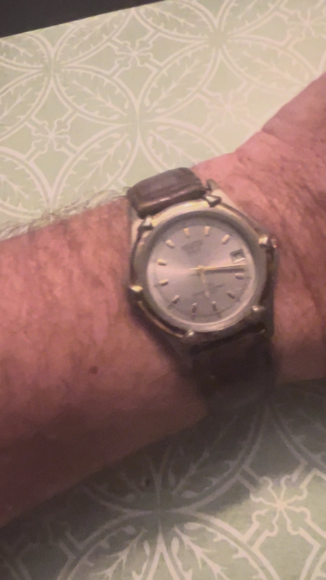 Men’s 1991 Brighton Bay date watch two-tone