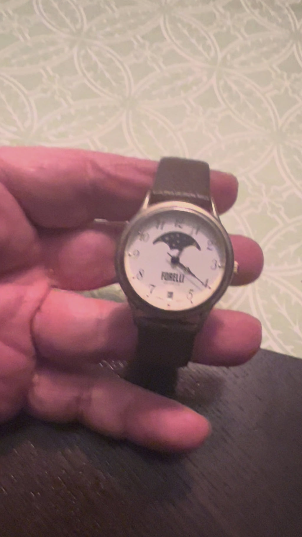 1995 ladies Forelli moon-phase watch. New battery