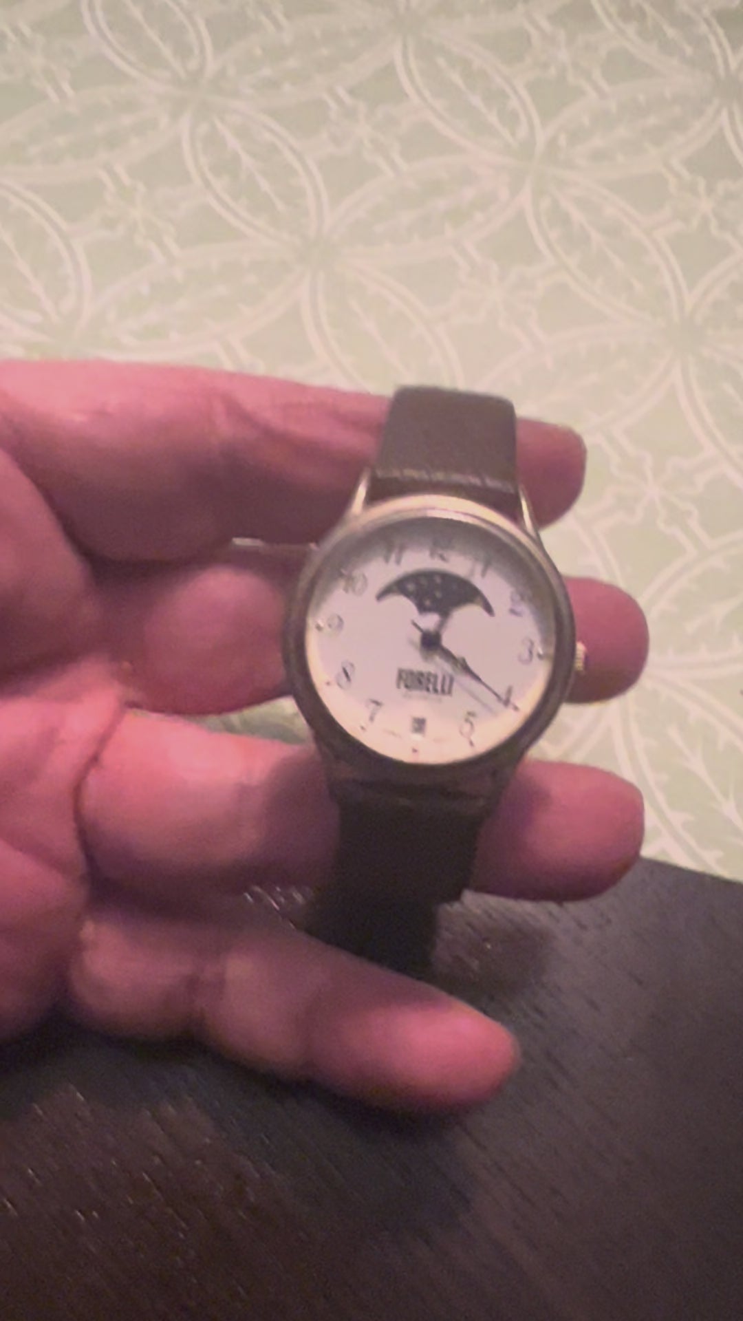 1995 ladies Forelli moon-phase watch. New battery