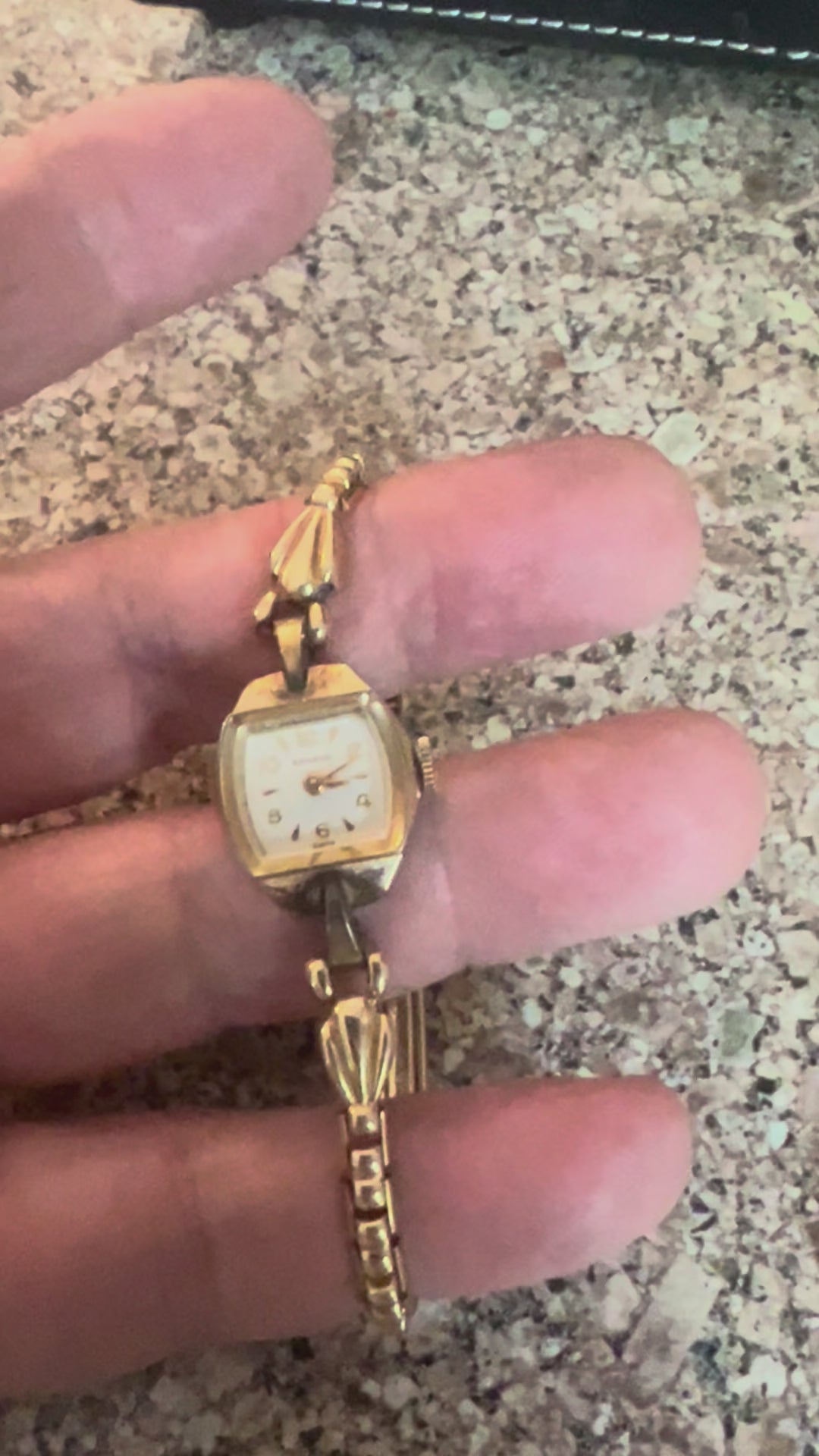 Dainty ladies vintage Benrus winding watch