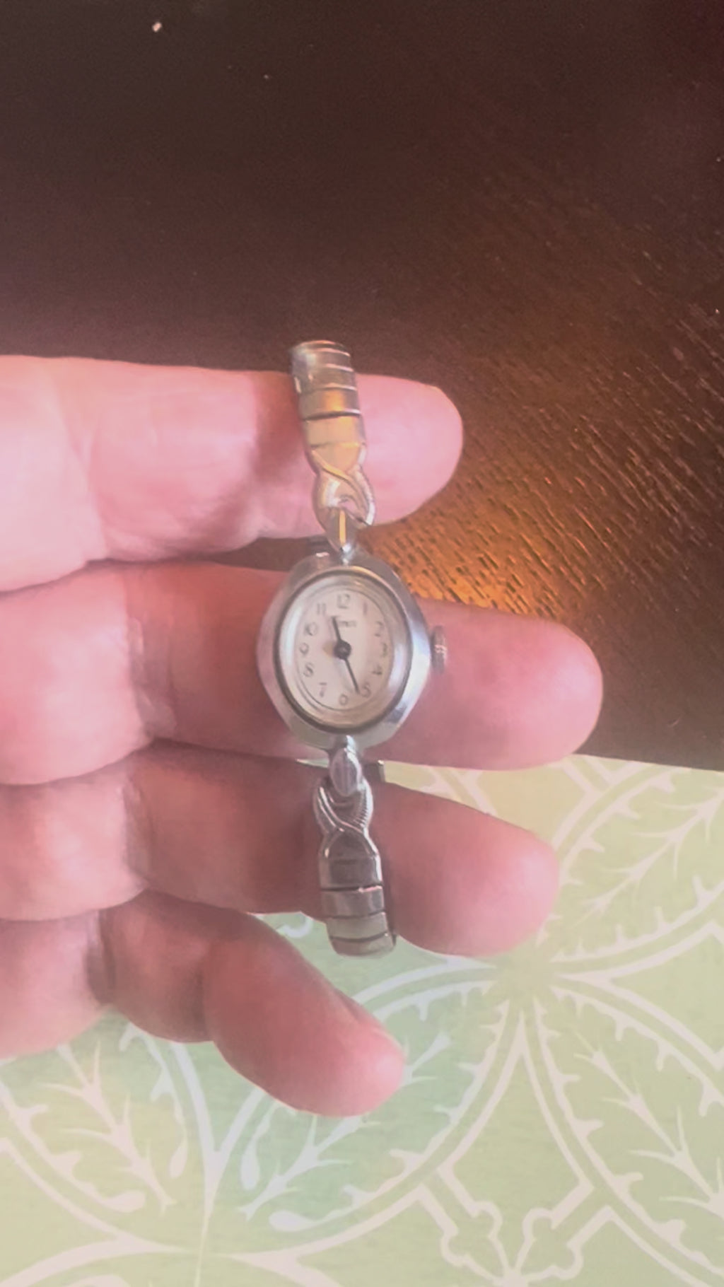 Dainty Timex vintage ladies winding watch. Runs great.